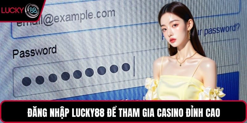 Đăng nhập LUCKY88 để tham gia casino đỉnh cao