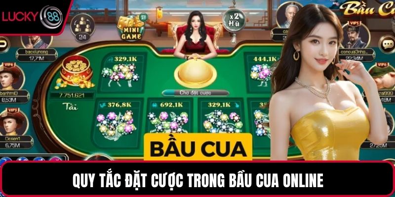 Quy tắc đặt cược trong bầu cua online