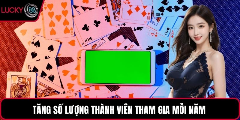 Tăng số lượng thành viên tham gia mỗi năm